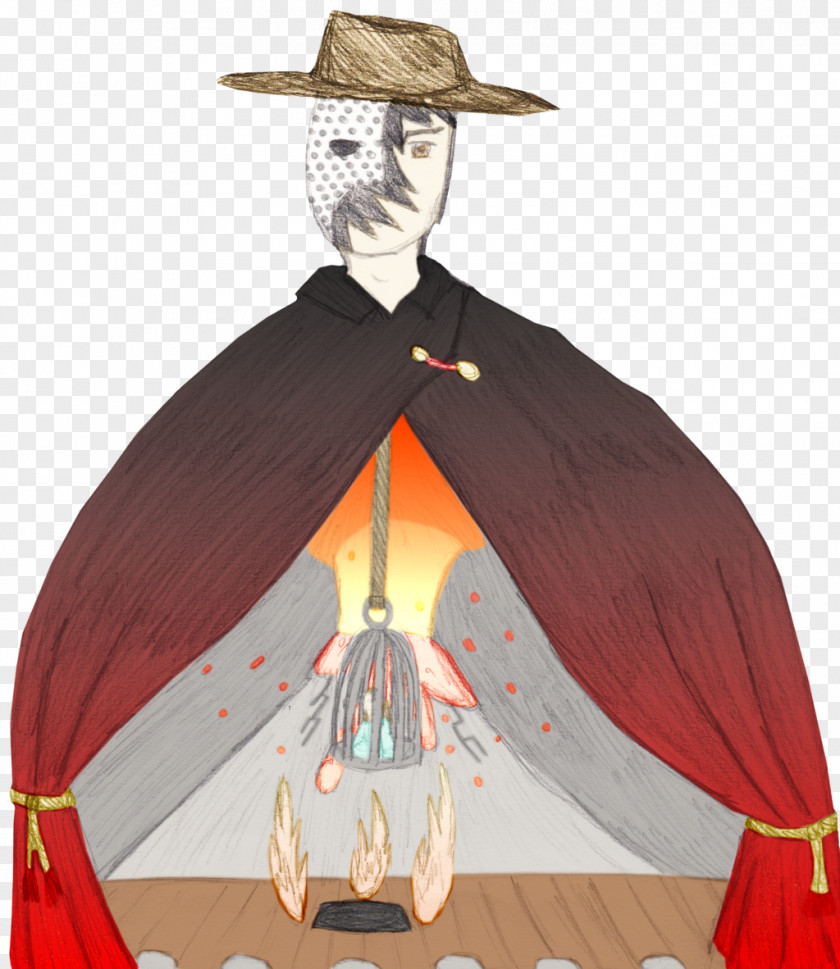 Phantom Of The Opera Costume Design Cartoon Outerwear Character PNG