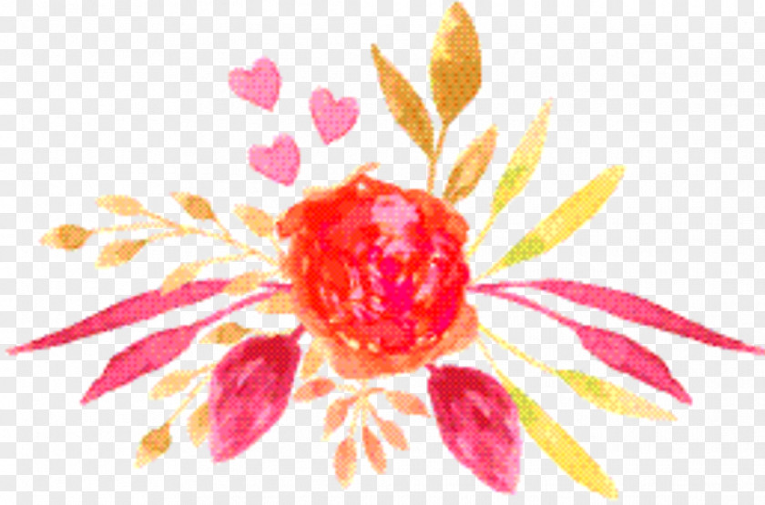 Berry Petal Pink Flower Cartoon PNG