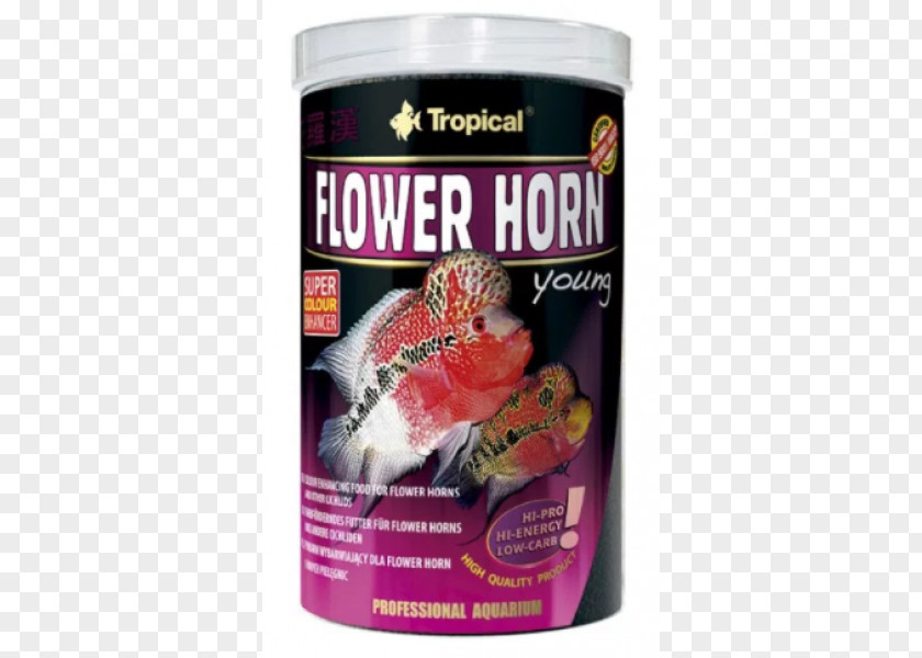 Fish Flower Horn Cichlid Aquarium Feed Pet Food PNG
