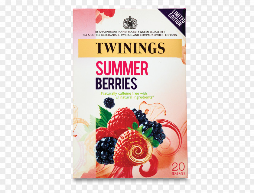 Fruit Tea Blueberry Green Twinings Bag PNG