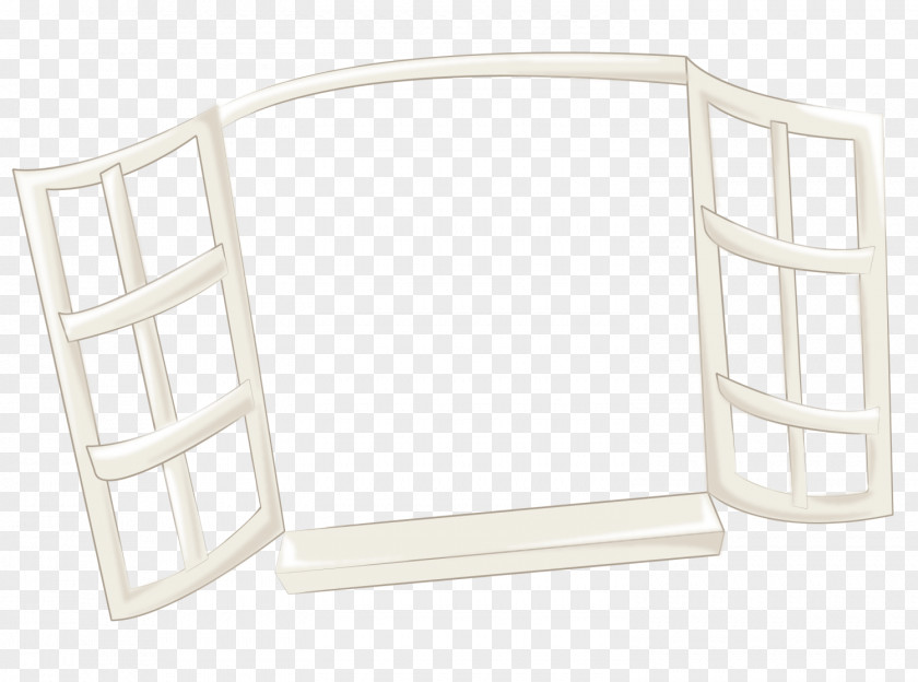 Hand-painted Windows Table Chair Angle PNG