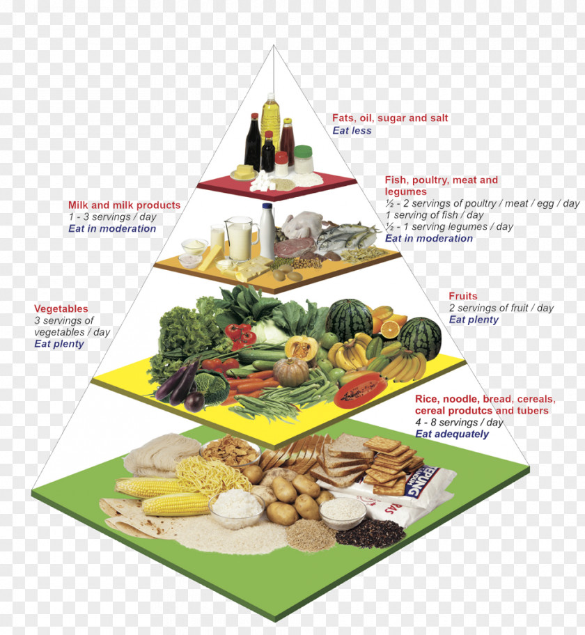 Pyramid Nutrient Food Nutrition Healthy Diet PNG
