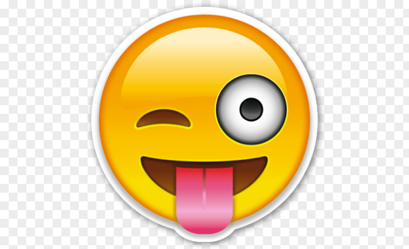 Smiley Emoticon Wink Emoji Tongue PNG