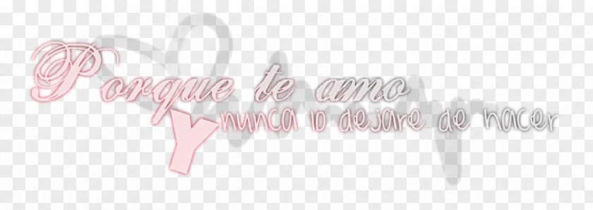 Te Amo Body Jewellery Pink M Line Font PNG