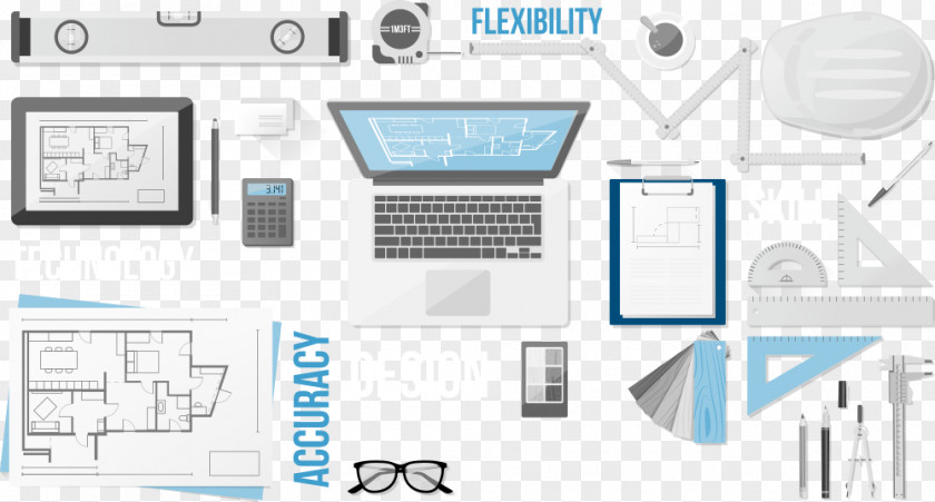 Vector Drawing And Computer Design Plan PNG