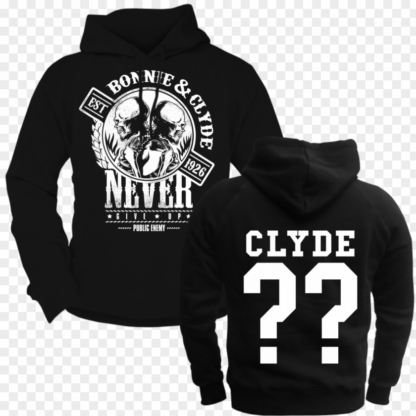 Bonnie And Clyde Hoodie T-shirt Clothing Jacket Bluza PNG