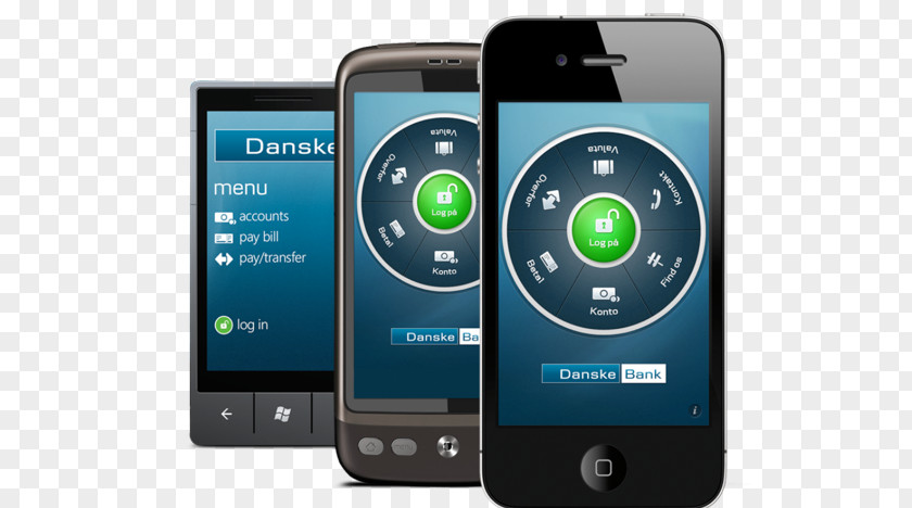 Mobile Banking Feature Phone Smartphone Danske Bank PNG