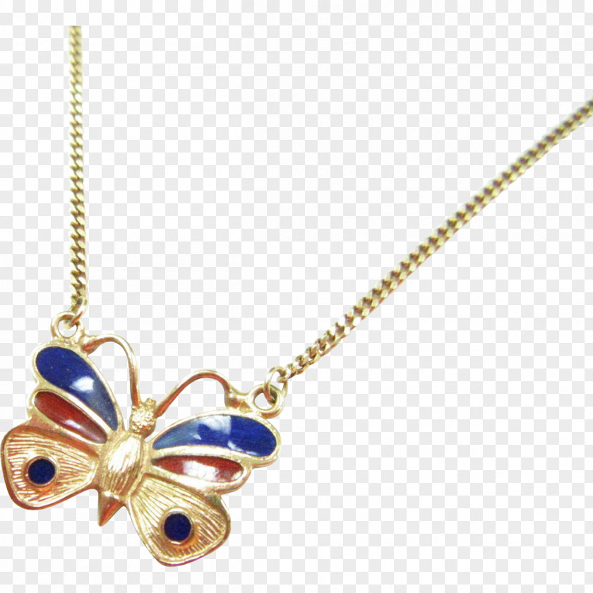 Necklace Butterfly Jewellery Charms & Pendants Gold PNG