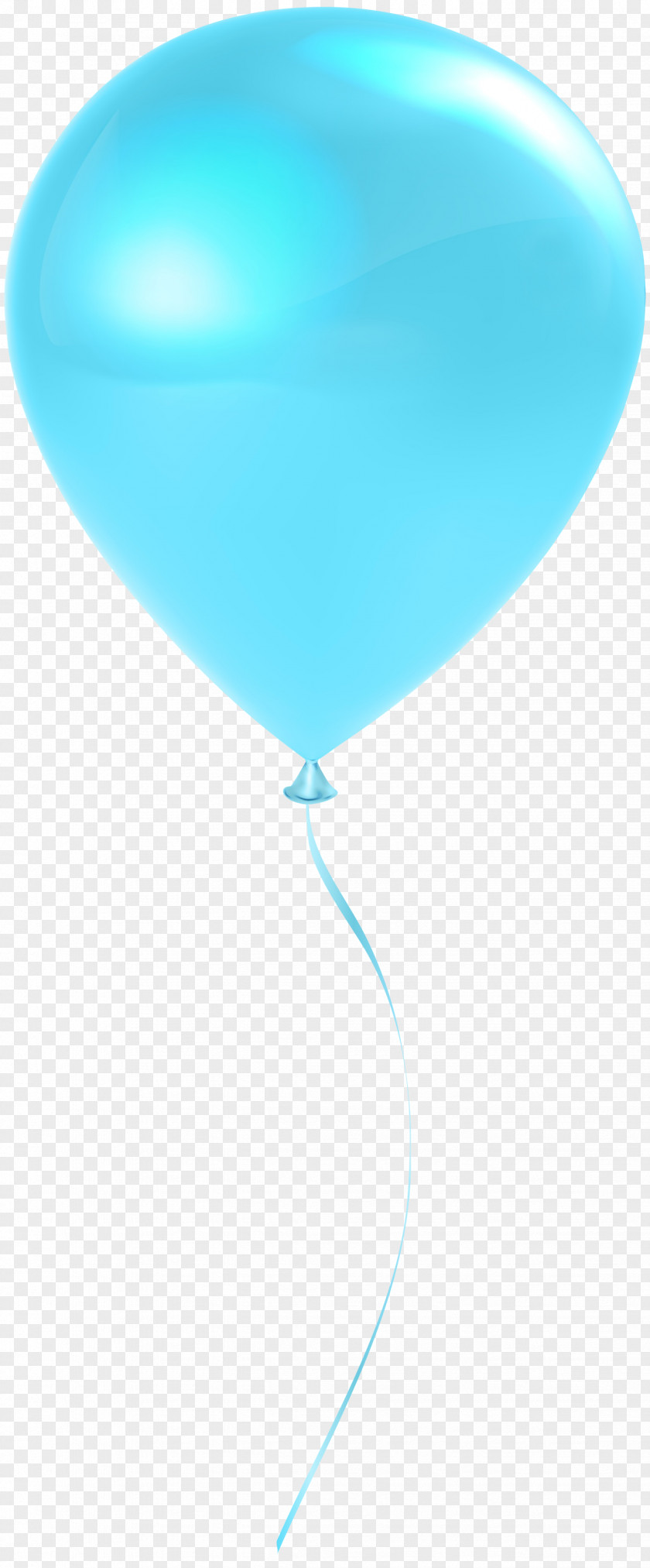 Party Supply Teal Watercolor Balloons PNG