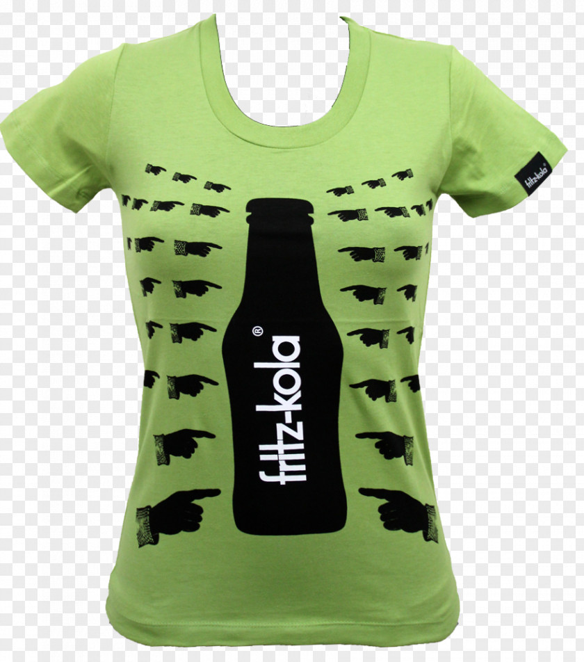 T-shirt Fritz-kola Green Sleeve Font PNG