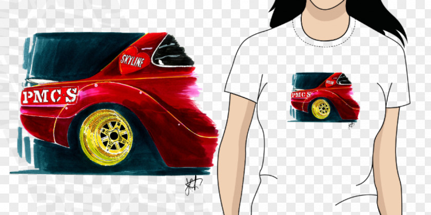 Tshirt T-shirt Car Nissan Skyline GT-R PNG