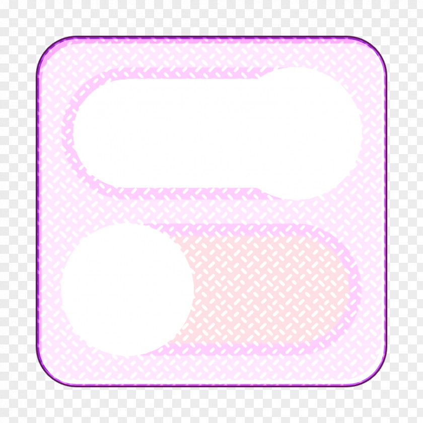 Rectangle Magenta Essential Icon Control Switch PNG