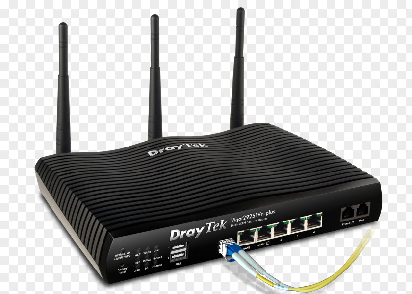 Router DrayTek Wide Area Network Wireless LAN PNG