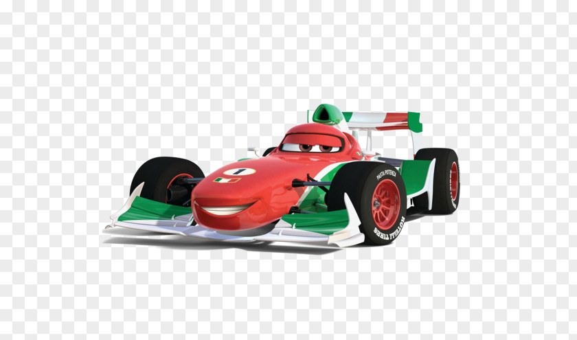 Tapiz Mater Lightning McQueen Francesco Bernoulli Cars 2 PNG