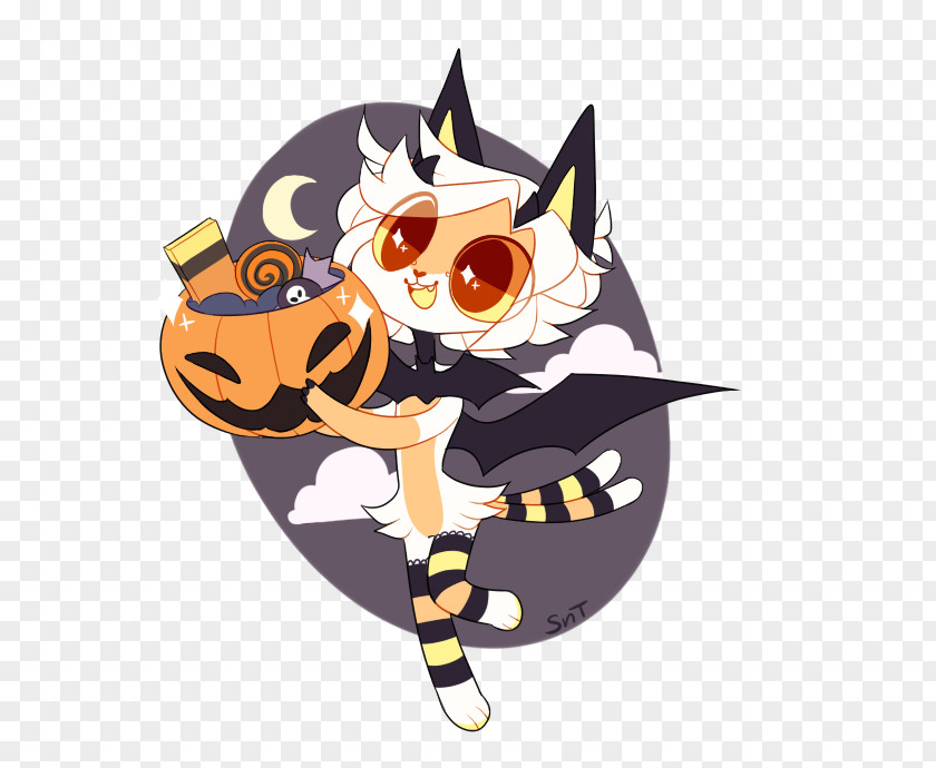 Cat Trick-or-treating Sushi Clip Art PNG