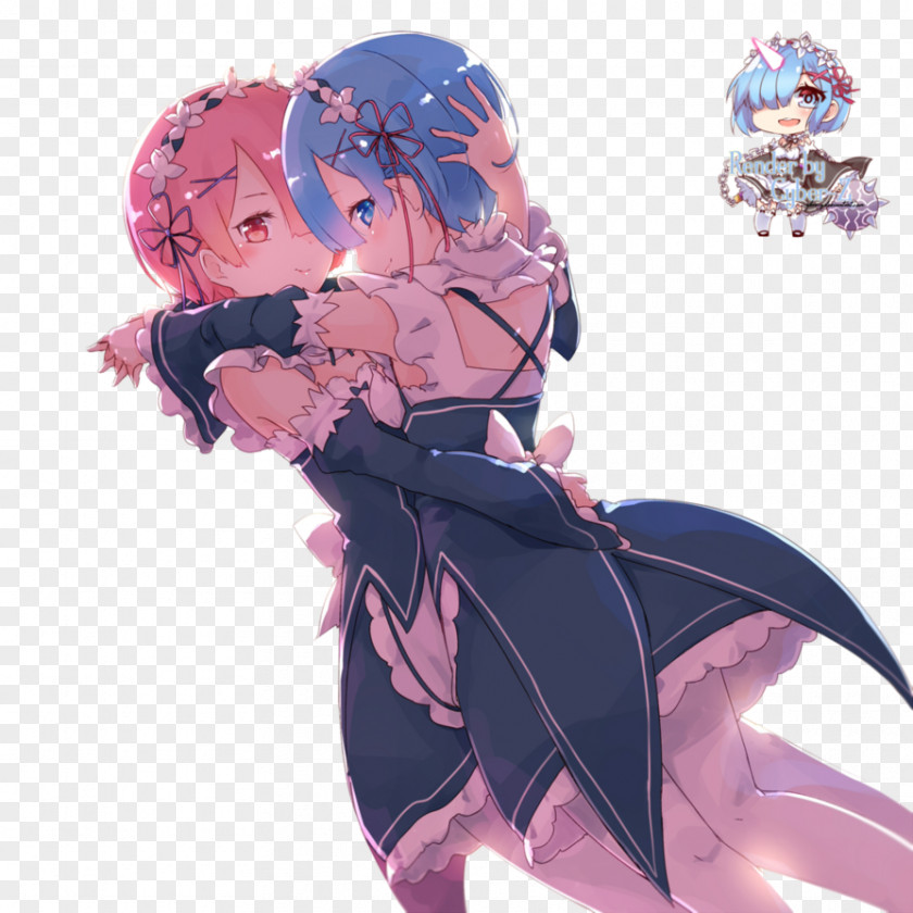 Re:Zero − Starting Life In Another World Rendering R.E.M. Anime PNG in Anime, clipart PNG