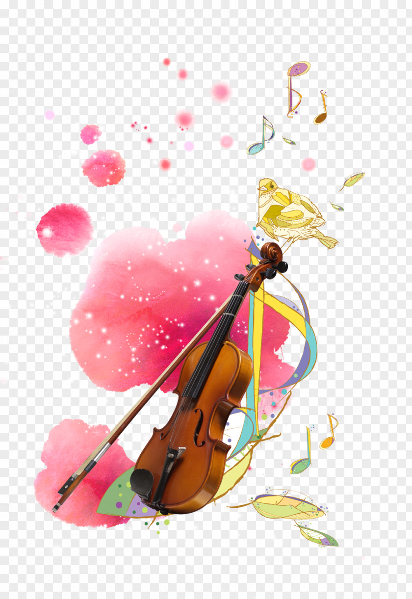 Violin Poster Material Musical Instrument Yueqin PNG