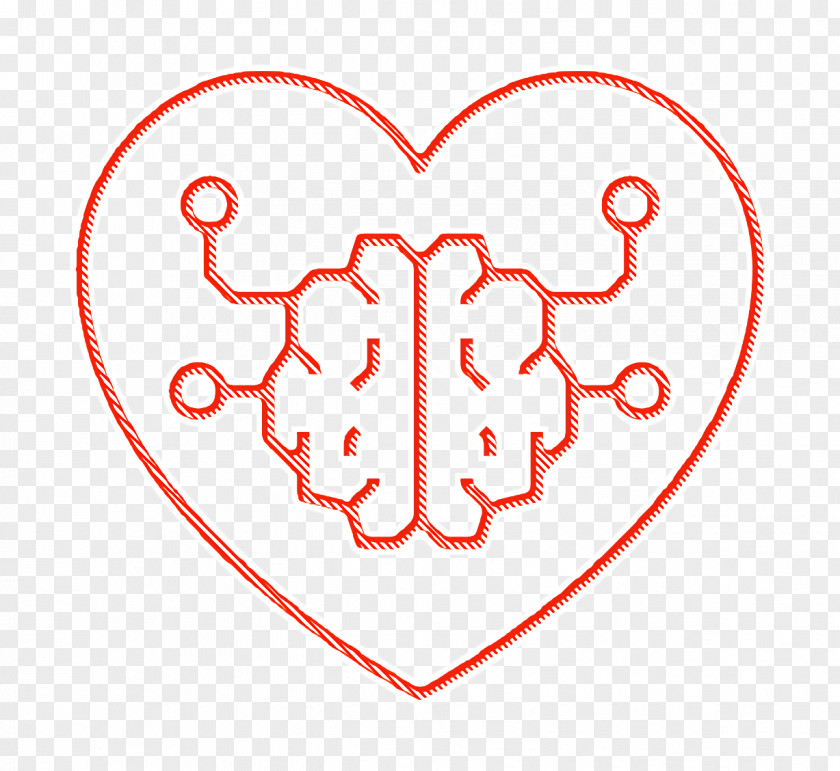 Brain Concept Icon Heart PNG