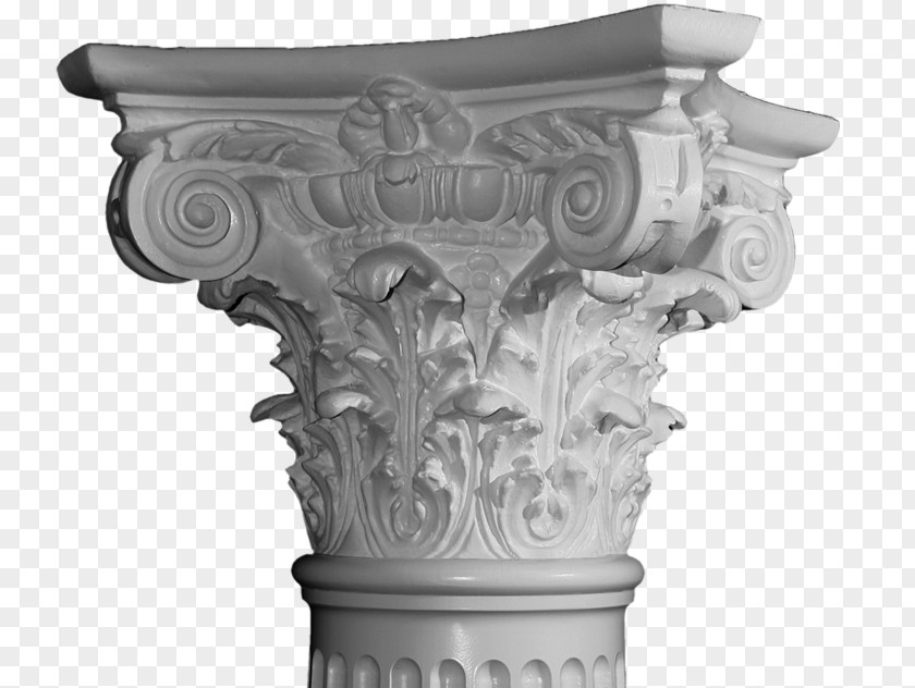 Marble Pillar Column Composite Material Capital Attic Base Architectural Engineering PNG