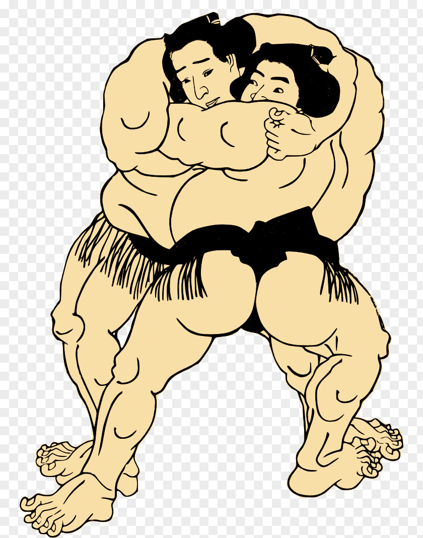 Sumo T-shirt Wrestling Rikishi Clip Art PNG