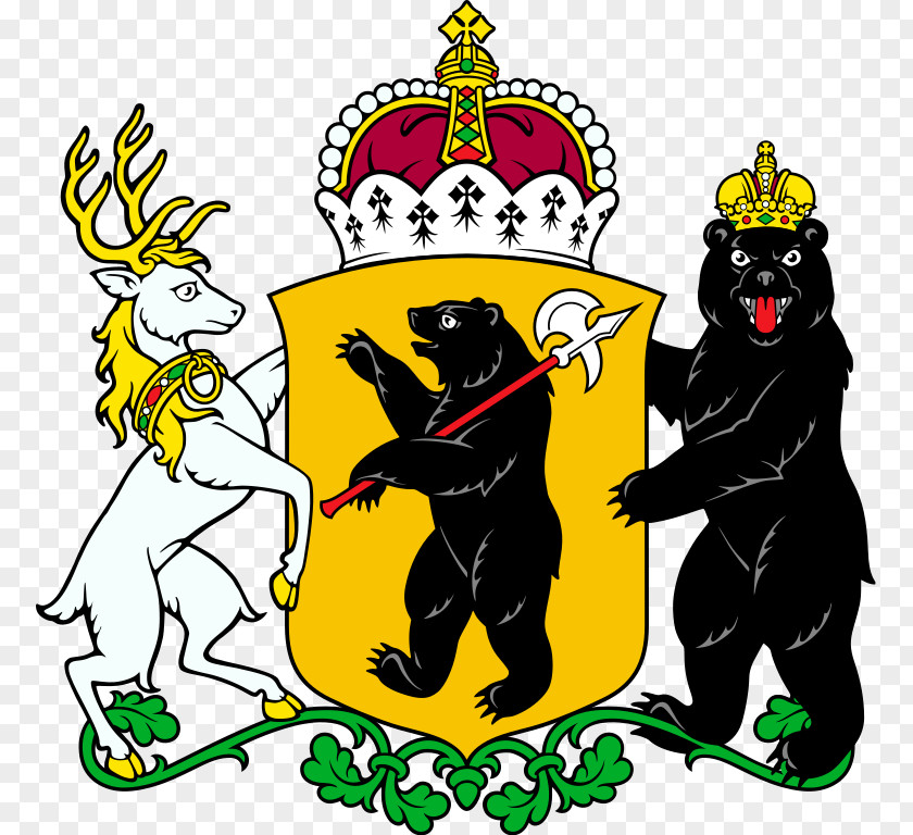 Coat Of Arms Yaroslavl Oblast Oblasts Russia Mologa PNG