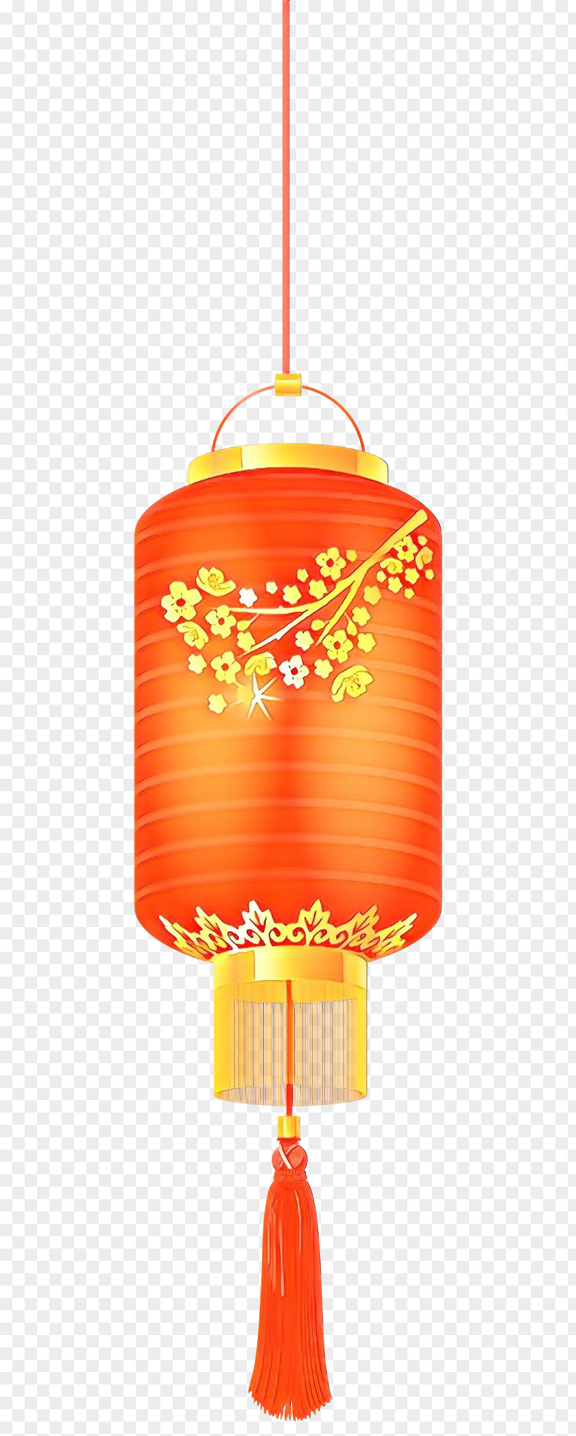 Cylinder Orange Lamp Shades Ceiling Fixture Design Light PNG