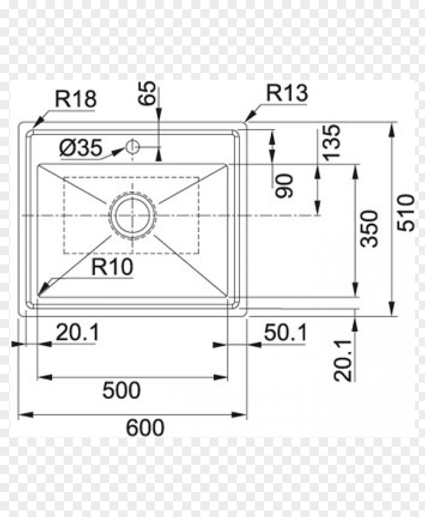 FRANKE /m/02csf Franke Sink Drawing Millimeter PNG