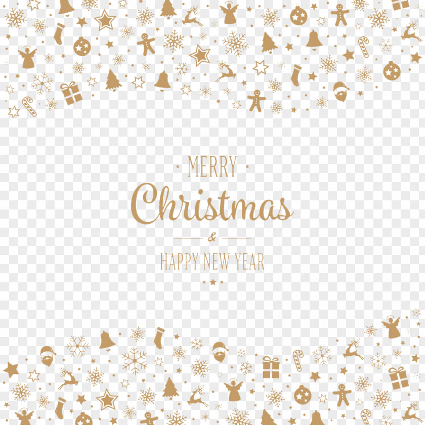 Gold Art Deco English Word Free Pictures Santa Claus Christmas Clip PNG