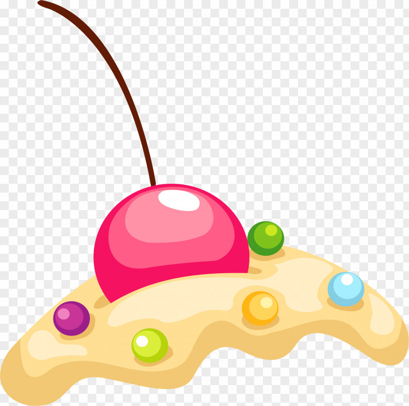 Little Fresh Red Cherry Clip Art PNG