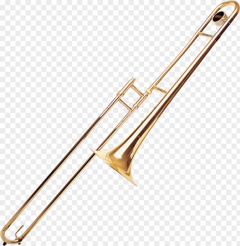 Trombone Musical Instruments Trumpet Brass French Horns PNG