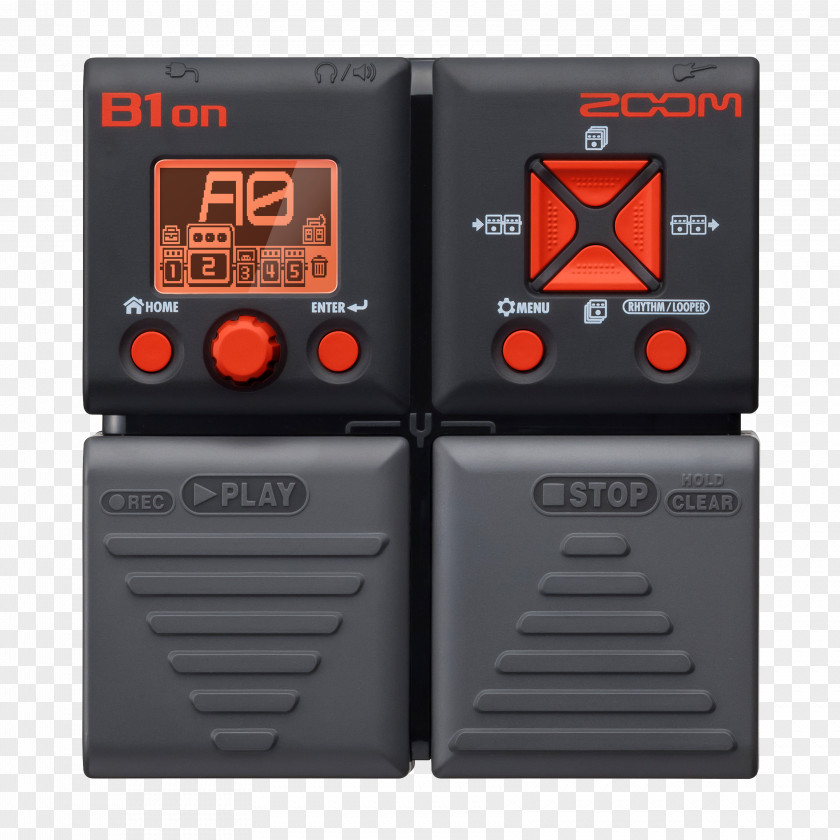 Bass Guitar Effects Processors & Pedals Zoom B1on Corporation PNG