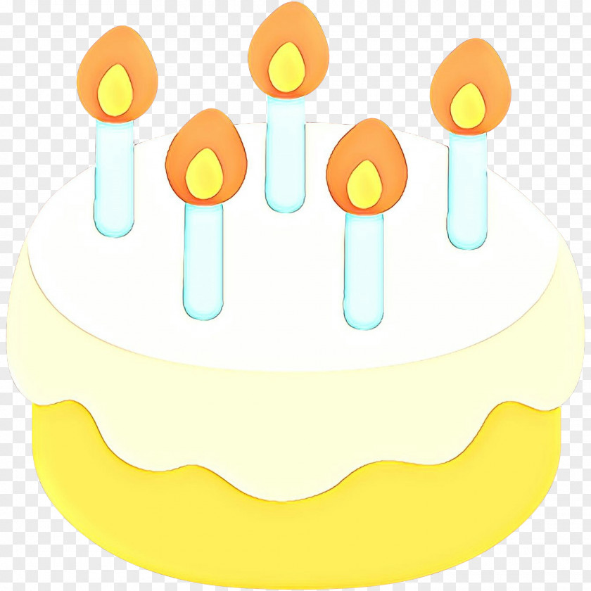 Candle Birthday Cartoon Cake PNG
