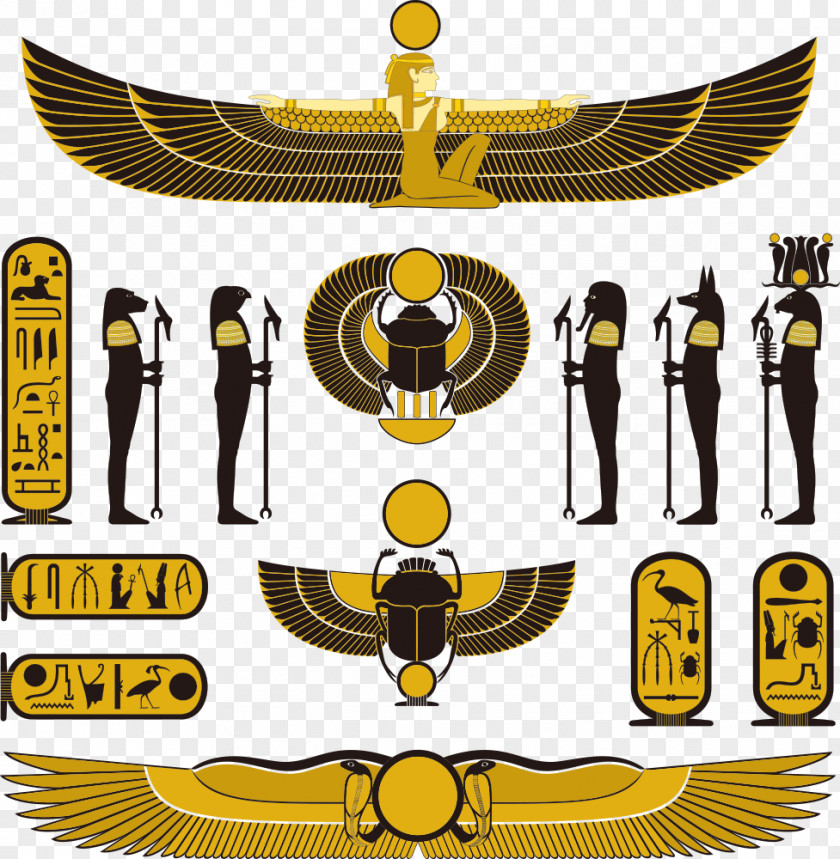 Egypt Vector Ancient Egyptian Deities Pharaoh Mummy PNG