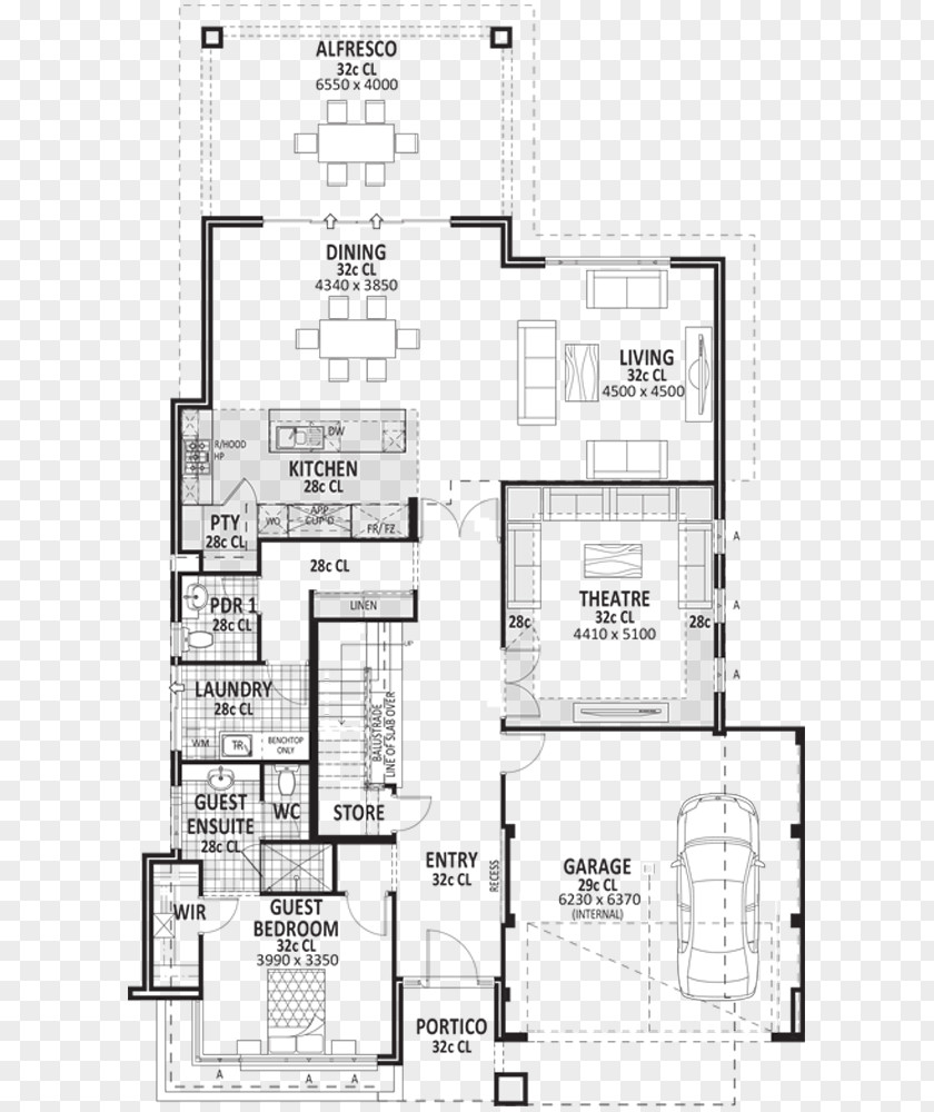 House Floor Plan Bedroom Storey PNG