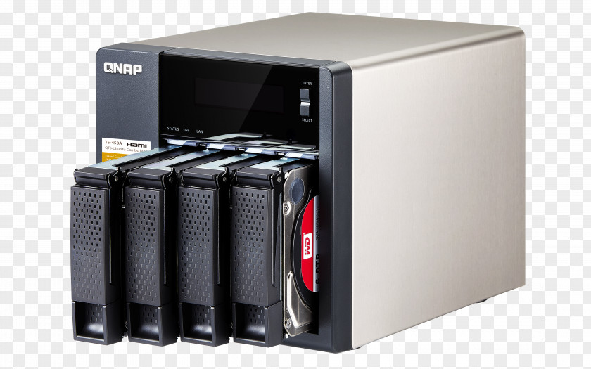 Network Storage Systems QNAP TS-453A Hard Drives Systems, Inc. Serial ATA PNG