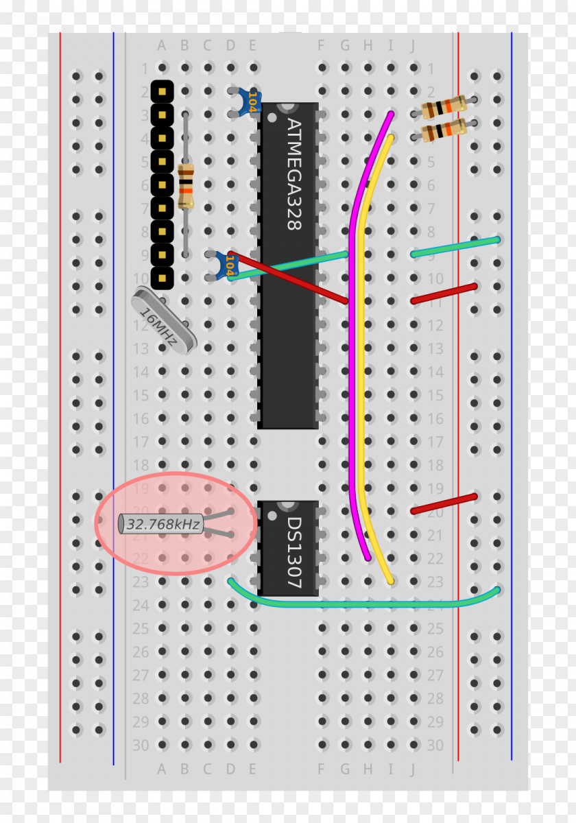 Oranfe Alarn Clock Pull-up Resistor Microcontroller Electronic Circuit Electrical Network Wire PNG