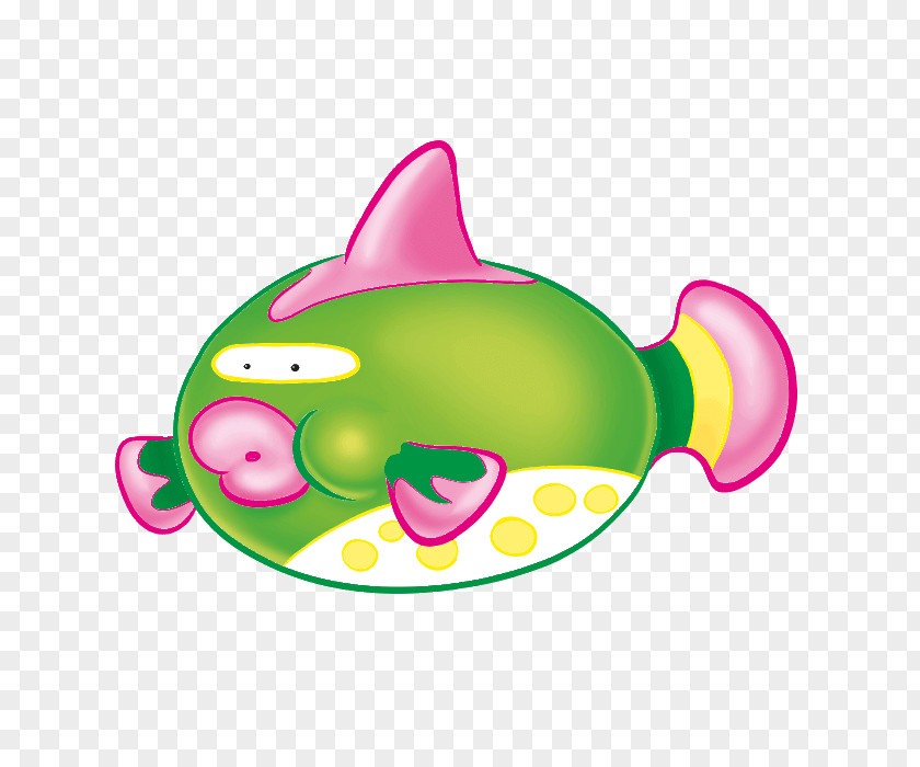 Pink M Leaf Fish Clip Art PNG