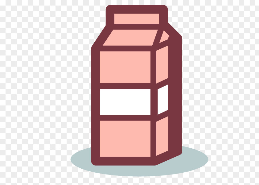 Pink Milk Box Icon PNG