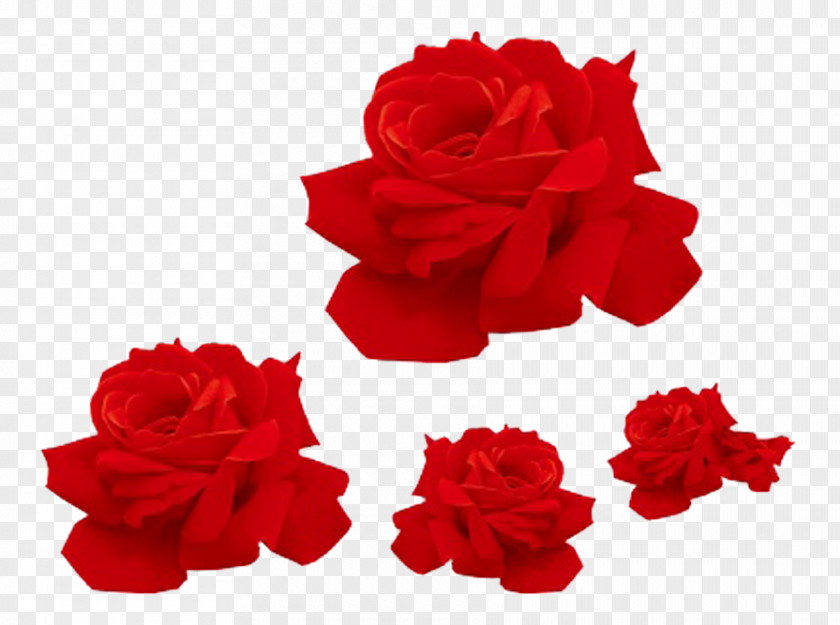 Red Flower Fold PNG