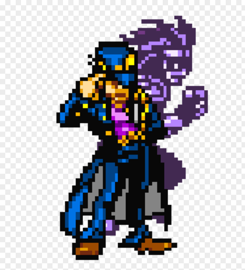 Bye Felicia JoJo's Bizarre Adventure Pixel Art Jonathan Joestar PNG