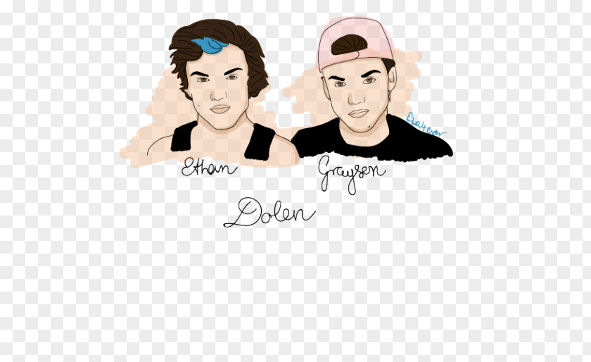 Dolan Twins Ethan Drawing Illustration PNG