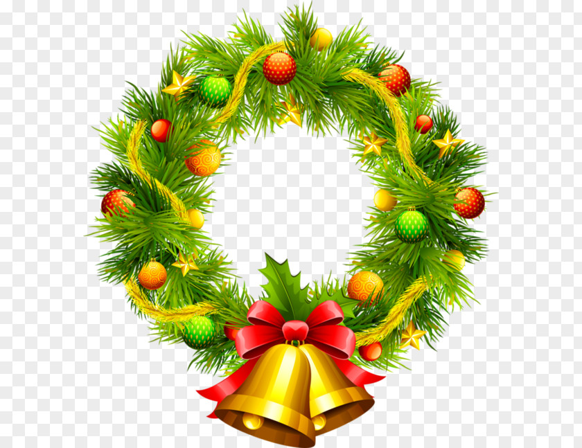 Garland Wreath Vector Graphics Christmas Day Clip Art PNG