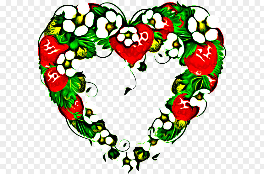 Holly Love Background Heart PNG