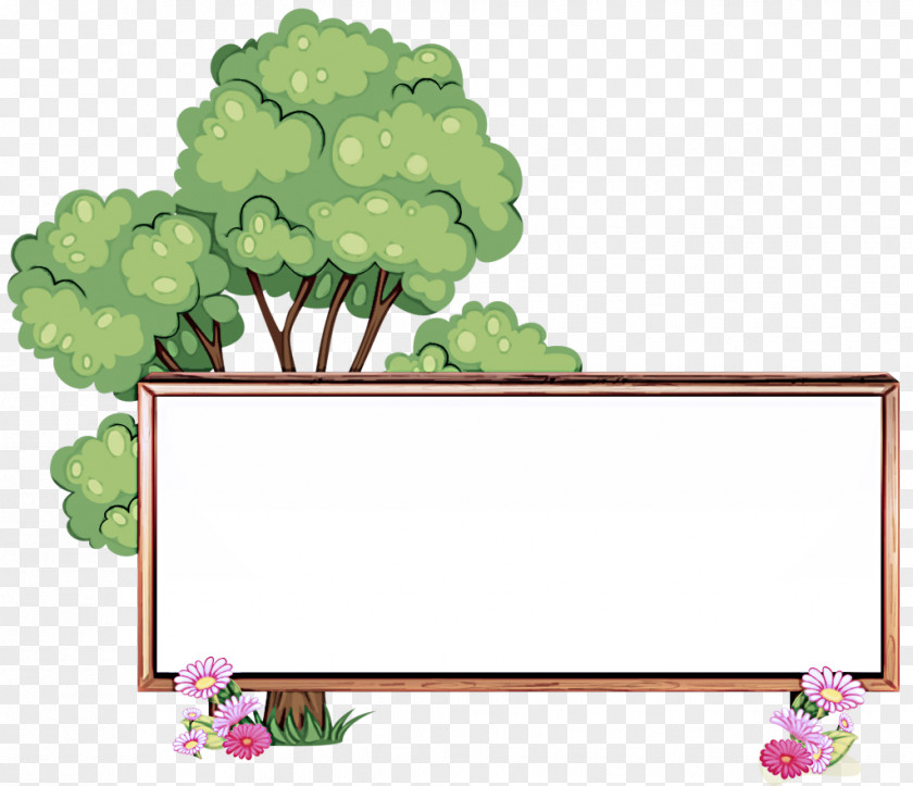 Hydrangea Picture Frame PNG