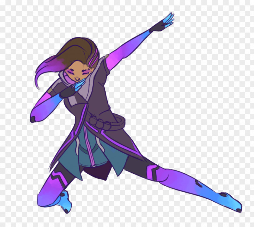 Overwatch Sombra Dab Heroes Of The Storm PNG of the Storm, widowmaker clipart PNG