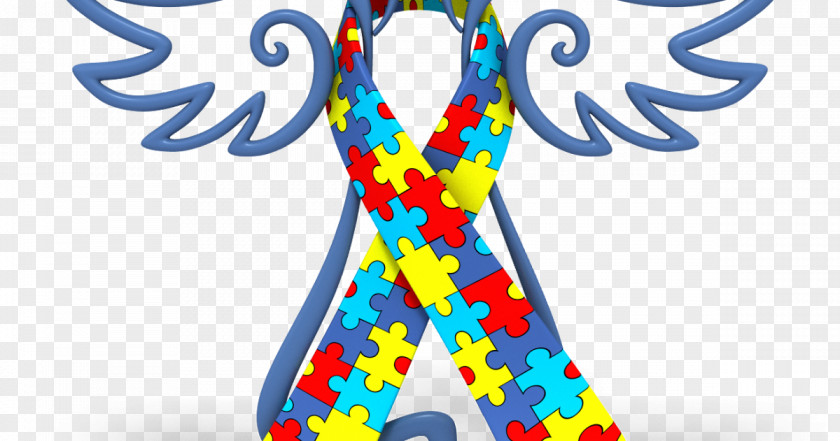 Ribbon World Autism Awareness Day Angelman Syndrome PNG