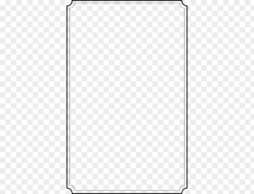 White Border Frame Transparent Image Text Box PNG