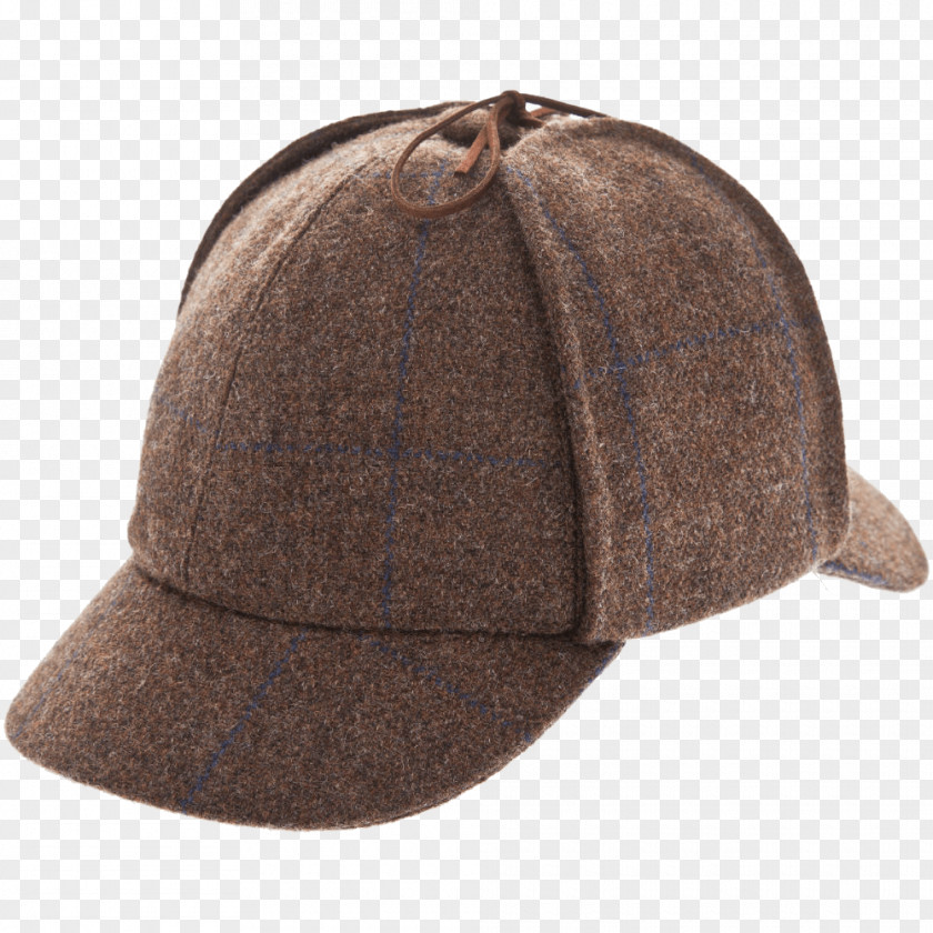 With A Blue Hat Sherlock Holmes Cap Deerstalker Tweed PNG