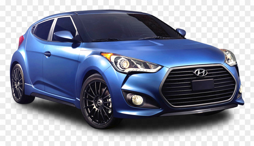 Blue Hyundai Veloster Rally Car 2016 Turbo Edition Accent Elantra PNG