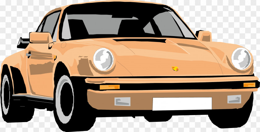 Classic Car Vector Material Porsche 911 944 930 PNG